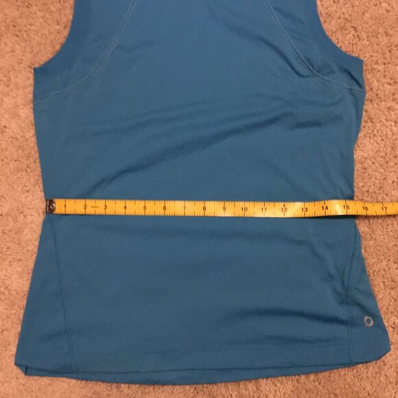 MEC Ocean Blue Sporty Muscle Shirt With Reflectors - Picture 13 of 15